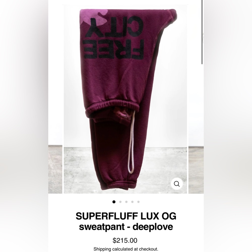 SUPERFLUFF LUX OG sweatpant - deeplove new